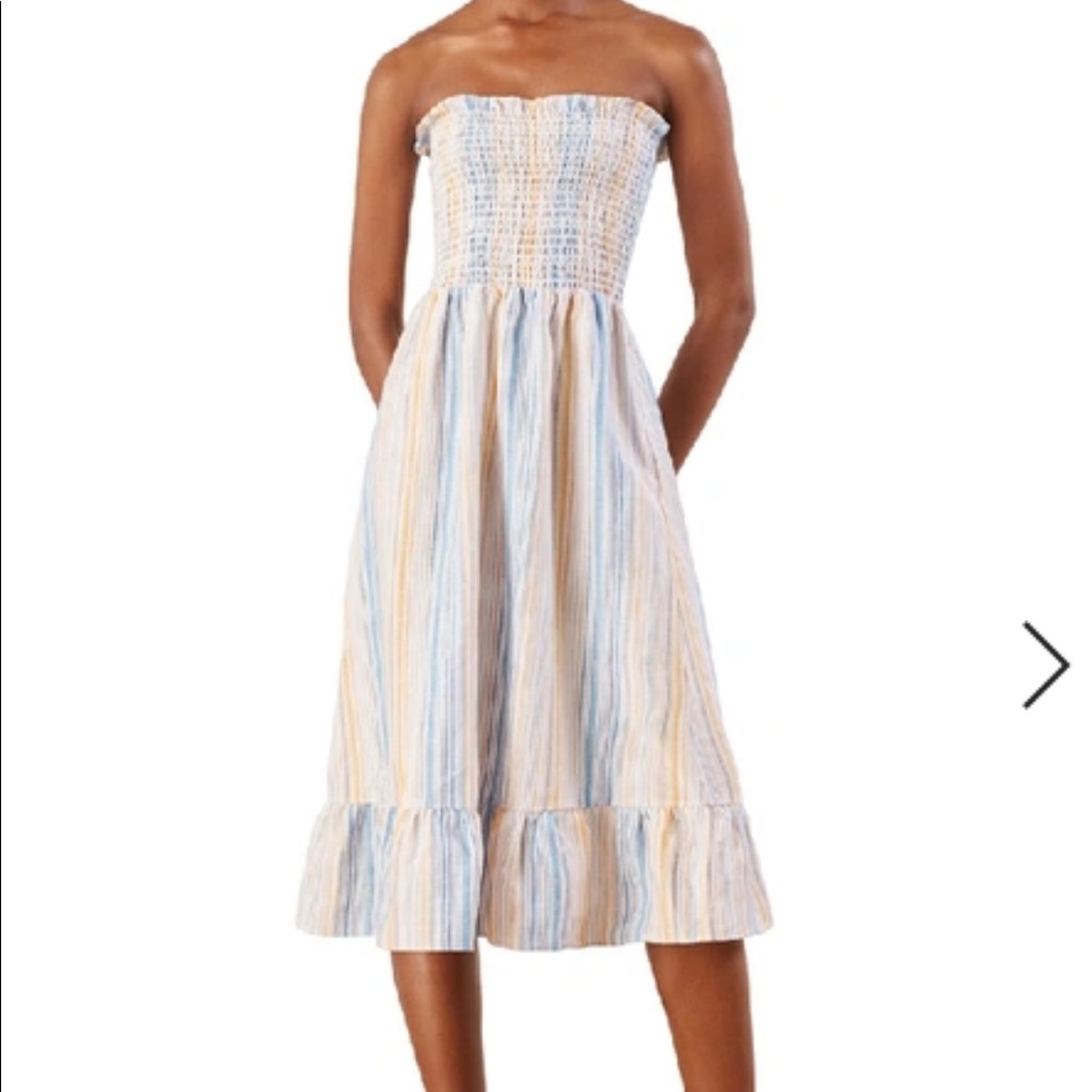 Reformation Bermuda Strapless Dress